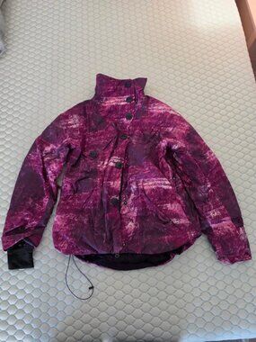 Columbia Titanium Ski Jacket Purple Print No Hood